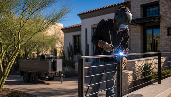 Apex Welding - Mobile Welder at Work