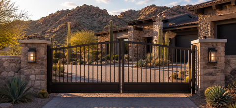 Finished Custom Gate - Apex Welding